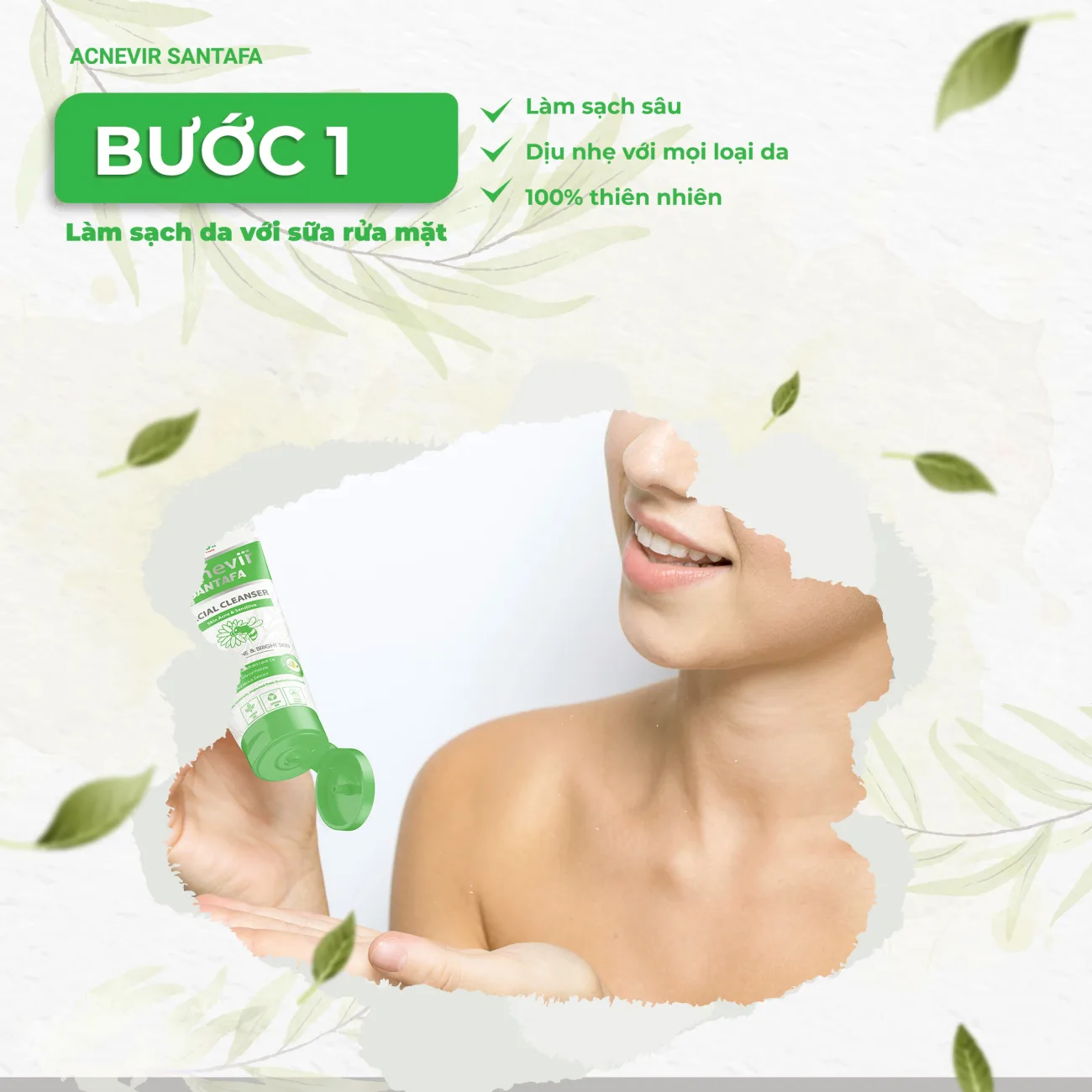 Sạch mụn - sáng da chỉ với 3 bước đơn giản mỗi ngày bộ kem trị mụn2