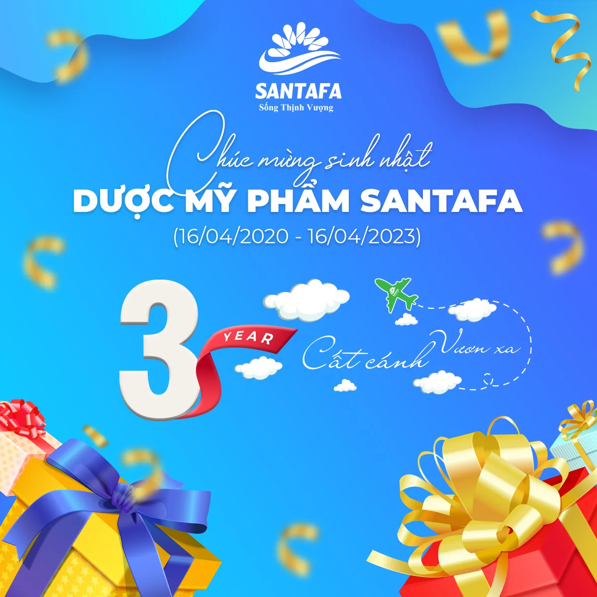 Chúc mừng sinh nhật 3 tuổi Santafa - Cất cánh vươn xa Sinh-nhật