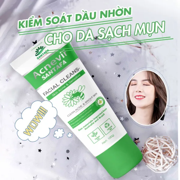 Sữa rửa mặt Acnevir – Sữa rửa mặt cho da mụn đáng thử nhất