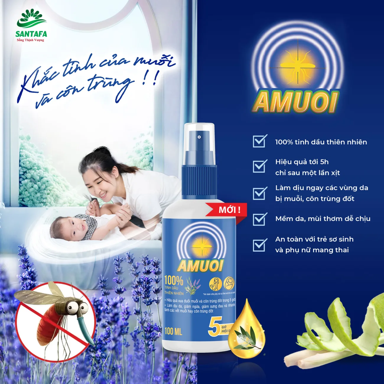 Khắc tinh của muỗi & côn trùng - Amuoi chính thức trình làng Amuoi