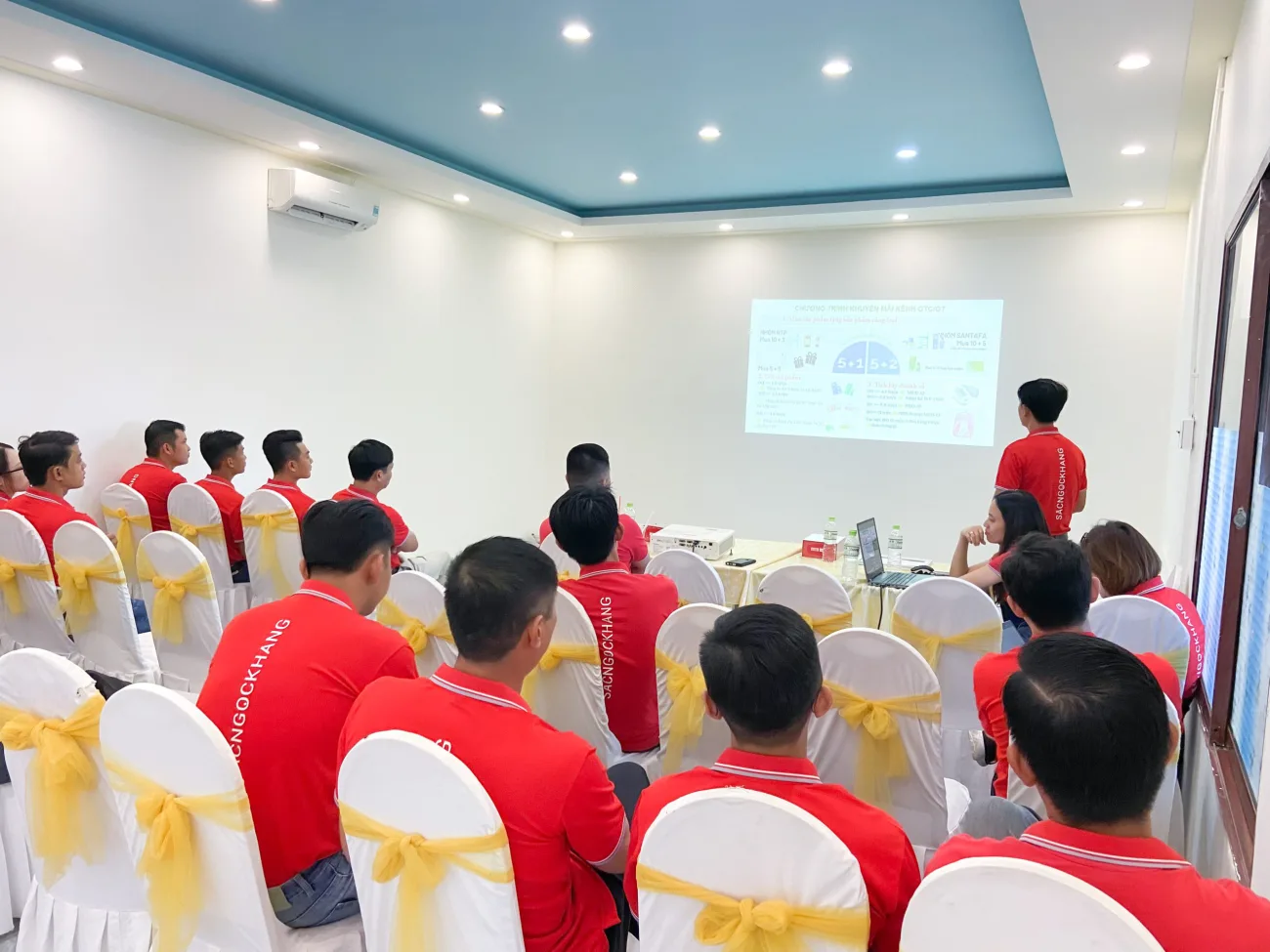 Tổng kết kinh doanh quý II, vinh danh các cá nhân xuất sắc nhất và phát động chuyến dịch " Gió Đông" khu vực miền Tây hop-kinh-doanh