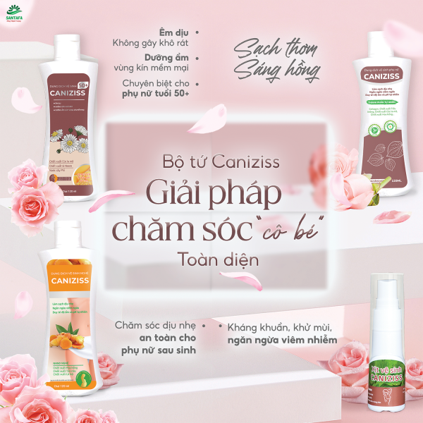 Bộ tứ Caniziss – Giải pháp chăm sóc “cô bé” toàn diện