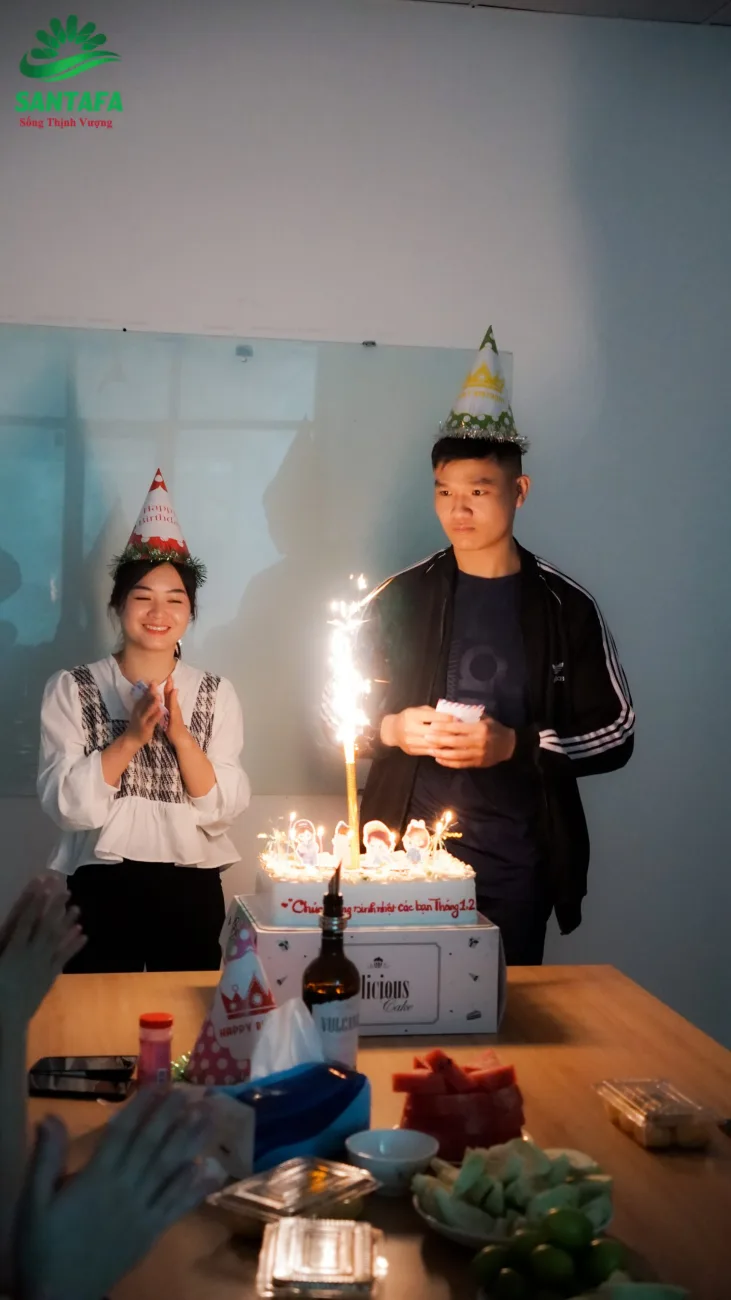 Dược Mỹ Phẩm Santafa chúc mừng sinh nhật CBNV tháng 1 – 2/2024