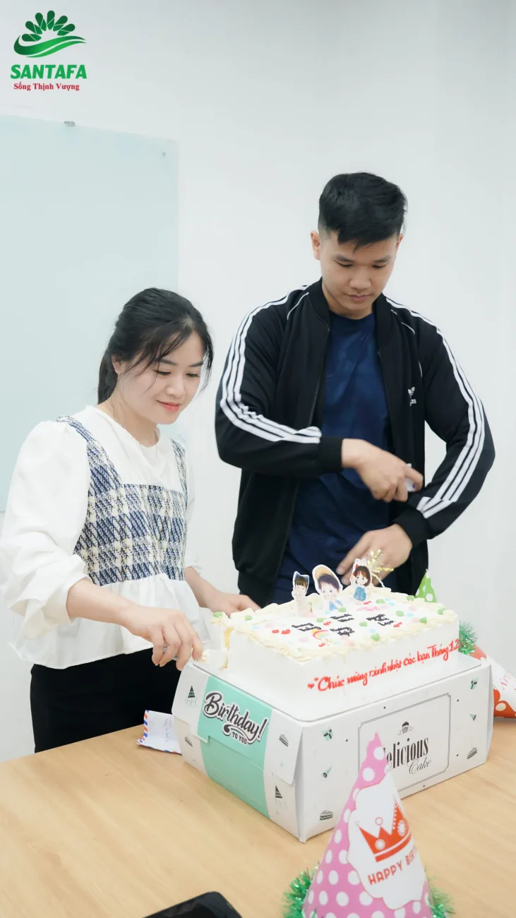 Dược Mỹ Phẩm Santafa chúc mừng sinh nhật CBNV tháng 1 – 2/2024