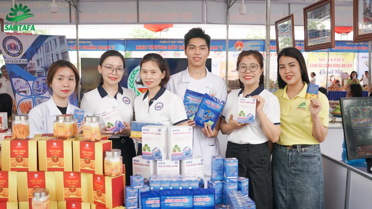 Dược Mỹ phẩm Santafa tham gia tuần hàng giới thiệu sản phẩm tiêu biểu tại Hải Dương
