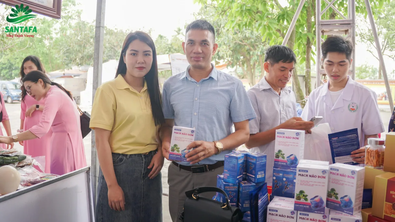 Dược Mỹ phẩm Santafa tham gia tuần hàng giới thiệu sản phẩm tiêu biểu tại Hải Dương