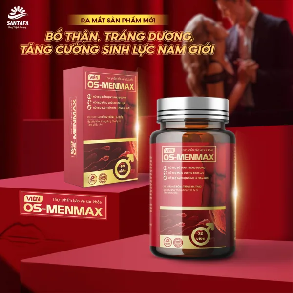 Ra mắt sản phẩm mới OS – MENMAX bổ thận, tráng dương, tăng cường sinh lực nam giới