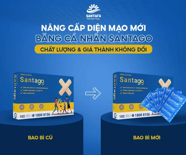 Nâng cấp diện mạo mới - Băng cá nhân Santago