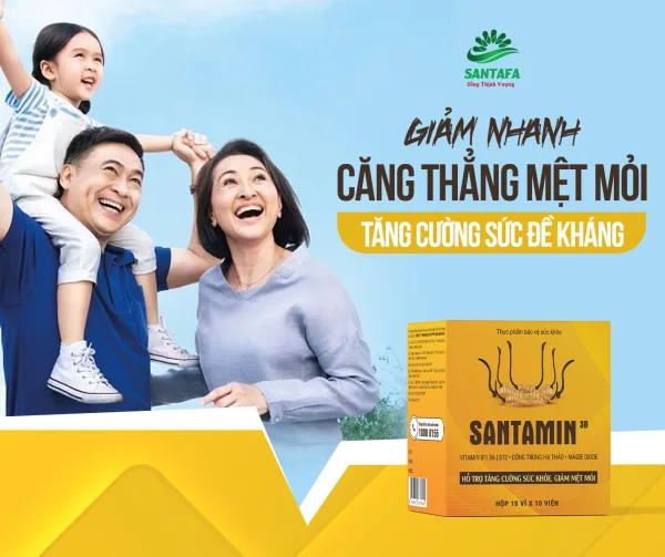 Giảm nhanh căng thẳng mệt mỏi - Tăng cường sức đề kháng