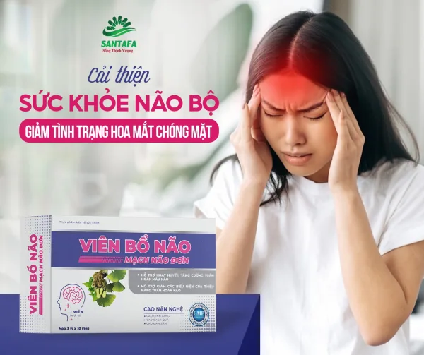 Cải thiện sức khỏe não bộ - Giảm tình trạng hoa mắt chóng mặt