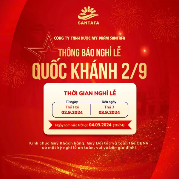 [Thông báo]: Lịch nghỉ lễ Quốc Khánh 2/9