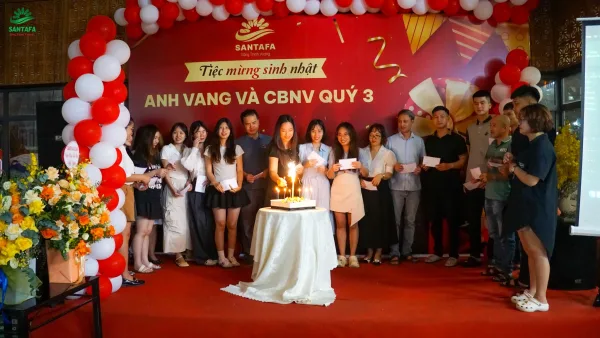 Chúc mừng sinh nhật CBNV quý III – Dược Mỹ phẩm Santafa