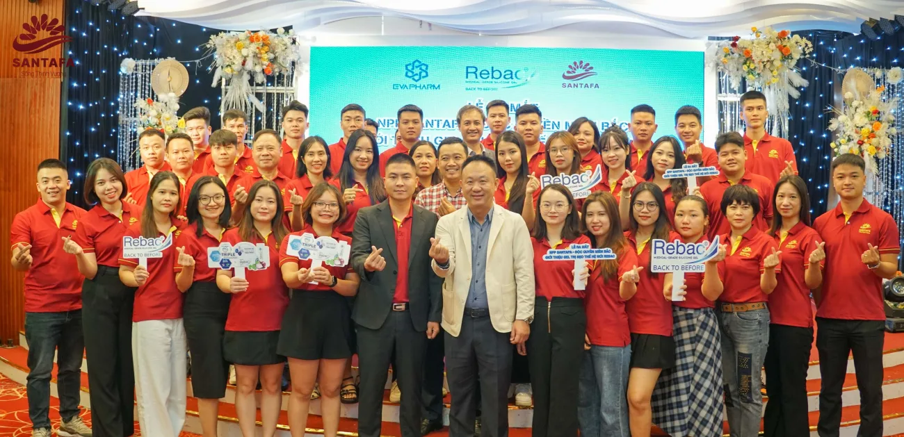 Dược Mỹ phẩm Santafa chính thức trở thành nhà phân phối độc quyền Miền Bắc - Gel trị sẹo thế hệ mới Rebac