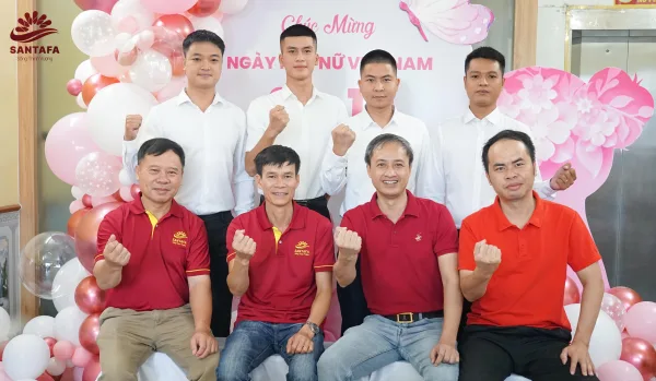 Dược Mỹ phẩm Santafa tưng bừng tổ chức chương trình chúc mừng Ngày Phụ Nữ Việt Nam 20-10 Dược Mỹ phẩm Santafa tưng bừng tổ chức chương trình chúc mừng Ngày Phụ Nữ Việt Nam 20-10