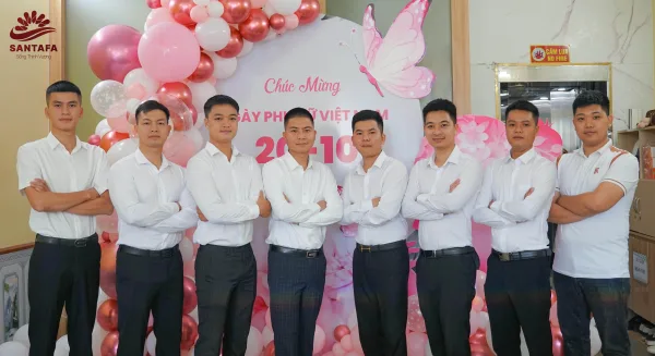 Dược Mỹ phẩm Santafa tưng bừng tổ chức chương trình chúc mừng Ngày Phụ Nữ Việt Nam 20-10 Dược Mỹ phẩm Santafa tưng bừng tổ chức chương trình chúc mừng Ngày Phụ Nữ Việt Nam 20-10