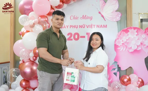 Dược Mỹ phẩm Santafa tưng bừng tổ chức chương trình chúc mừng Ngày Phụ Nữ Việt Nam 20-10