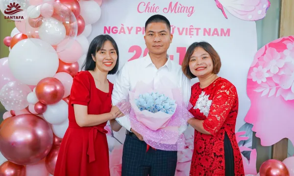 Dược Mỹ phẩm Santafa tưng bừng tổ chức chương trình chúc mừng Ngày Phụ Nữ Việt Nam 20-10 Dược Mỹ phẩm Santafa tưng bừng tổ chức chương trình chúc mừng Ngày Phụ Nữ Việt Nam 20-10