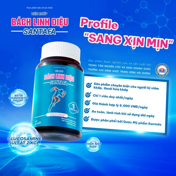 Profile “Sang Xịn Mịn” của Viên khớp Bách Linh Diệu 