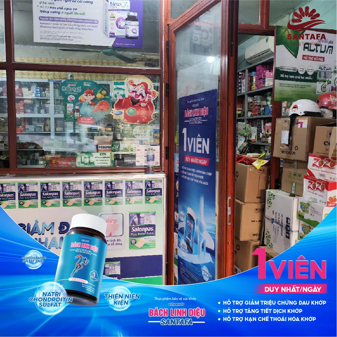 Viên khớp Bách Linh Diệu tự hào phủ sóng tại hàng nghìn nhà thuốc trên toàn quốc Viên khớp Bách Linh Diệu tự hào phủ sóng tại hàng nghìn nhà thuốc trên toàn quốc