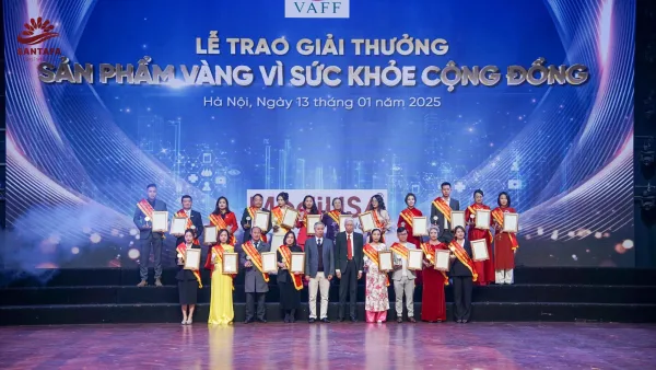 Dược Mỹ phẩm Santafa tự hào đạt giải thưởng "Sản phẩm vàng vì sức khoẻ cộng đồng 2025"