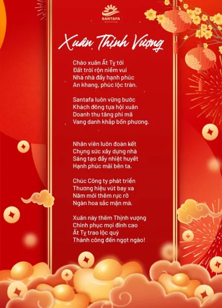 Xuân thịnh vượng cùng Dược Mỹ Phẩm Santafa 