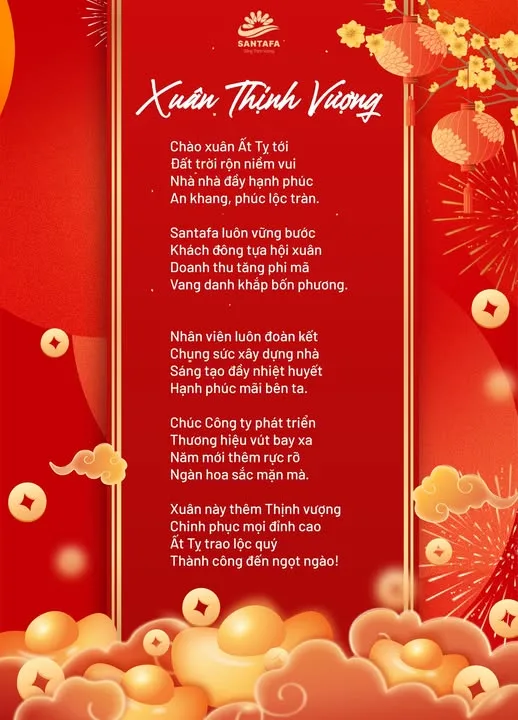 Xuân thịnh vượng cùng Dược Mỹ Phẩm Santafa 