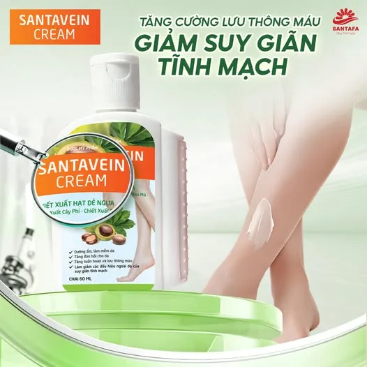 Tăng cường lưu thông máu, giảm suy giãn tĩnh mạch