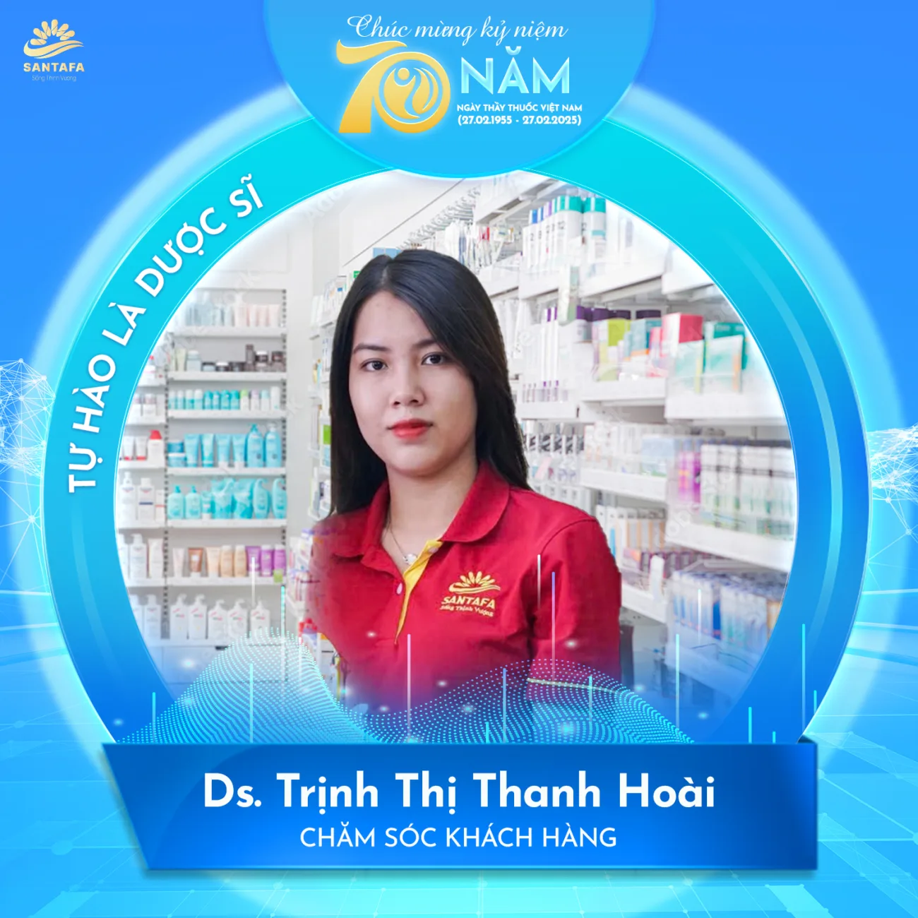 Tự hào là Dược sĩ Dược Mỹ phẩm Santafa Tự hào là Dược sĩ Dược Mỹ phẩm Santafa