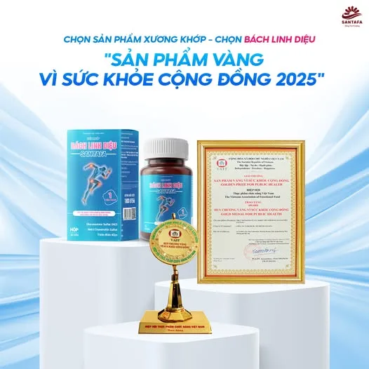 Chọn sản phẩm xương khớp - Chọn Bách Linh Diệu: “Sản phẩm Vàng vì sức khỏe cộng đồng 2025"