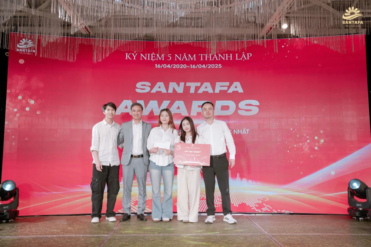 Công bố kết quả cuộc thi video nội bộ "DƯỢC MỸ PHẨM SANTAFA - MỘT CHẶNG ĐƯỜNG - VẠN BƯỚC TIẾN" – Chào mừng Kỷ niệm 5 năm thành lập công ty Công bố kết quả cuộc thi video nội bộ "DƯỢC MỸ PHẨM SANTAFA - MỘT CHẶNG ĐƯỜNG - VẠN BƯỚC TIẾN" – Chào mừng Kỷ niệm 5 năm thành lập công ty