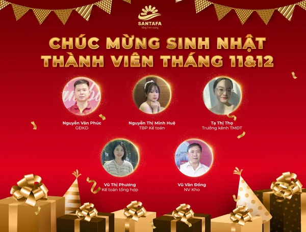 Chúc mừng sinh nhật CBNV tháng 11 & tháng 12