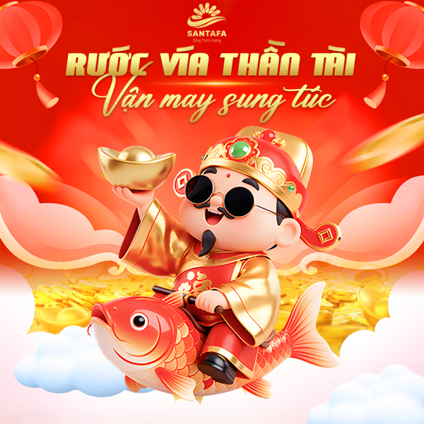 Rước vía Thần Tài - Vận may sung túc