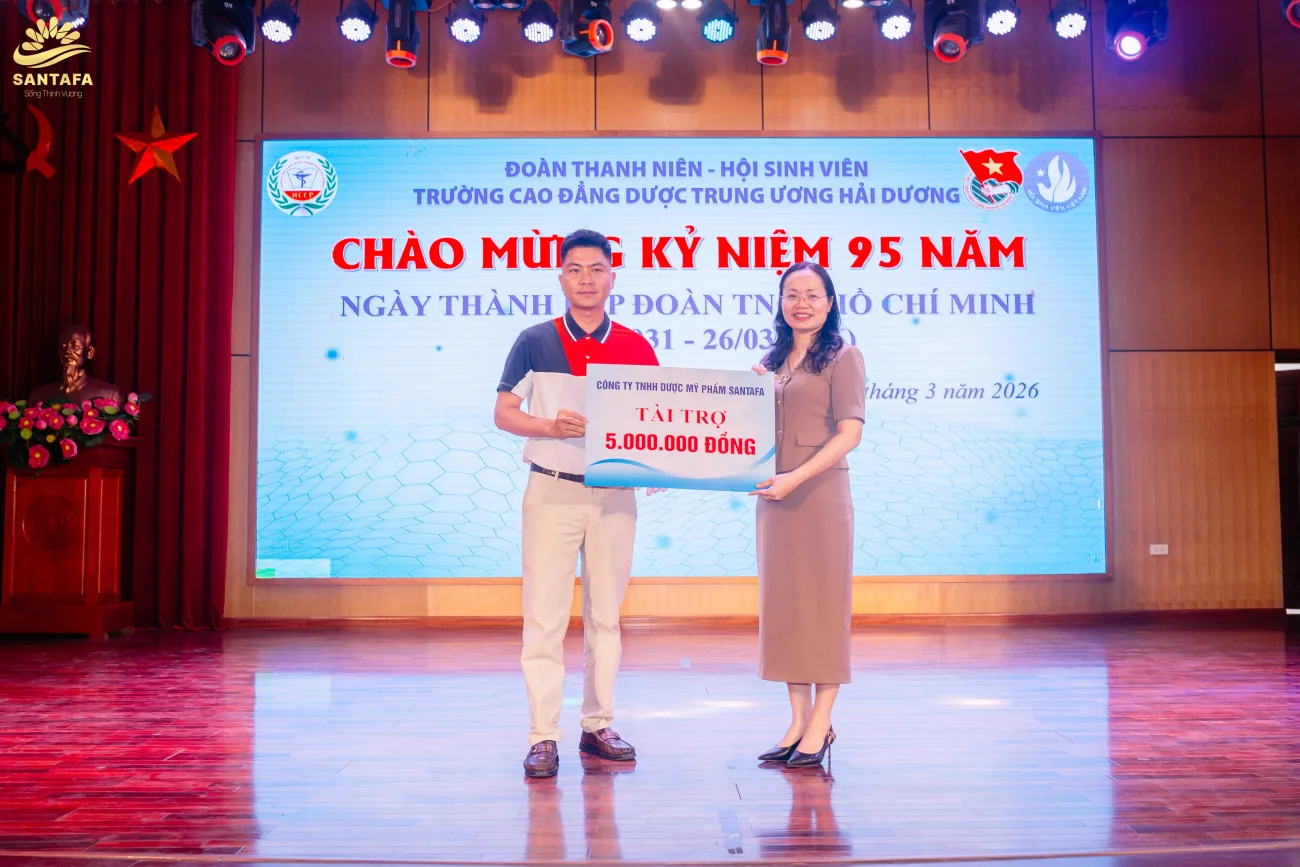 DƯỢC MỸ PHẨM SANTAFA – NHÀ TÀI TRỢ VÀNG: CUỘC THI “Ý TƯỞNG SÁNG TẠO & KHỞI NGHIỆP HCCP 2026”