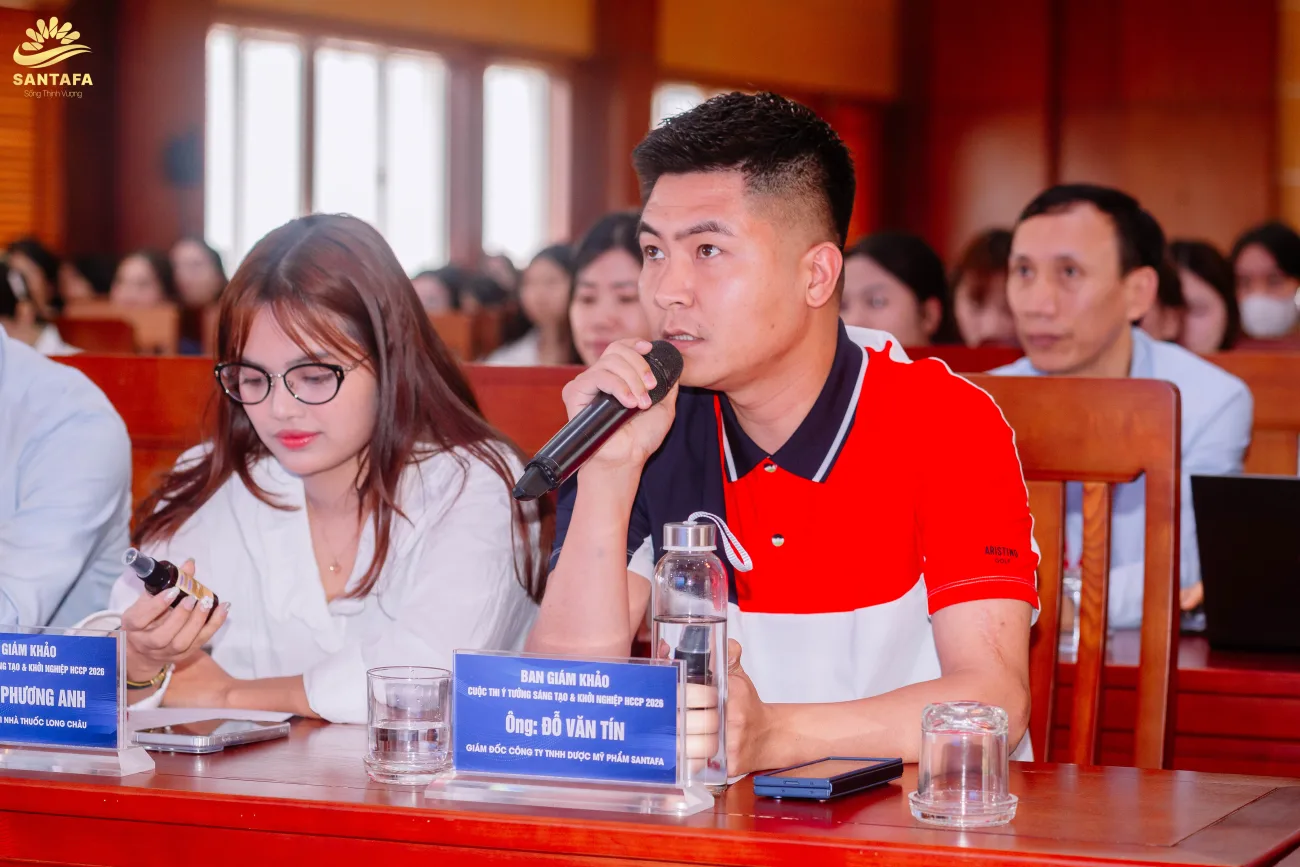 DƯỢC MỸ PHẨM SANTAFA – NHÀ TÀI TRỢ VÀNG: CUỘC THI “Ý TƯỞNG SÁNG TẠO & KHỞI NGHIỆP HCCP 2026”