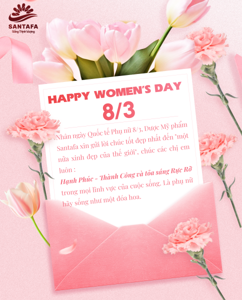 Happy women's day 8/3