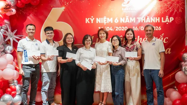 DƯỢC MỸ PHẨM SANTAFA TƯNG BỪNG TỔ CHỨC KỶ NIỆM 6 NĂM THÀNH LẬP DƯỢC MỸ PHẨM SANTAFA TƯNG BỪNG TỔ CHỨC KỶ NIỆM 6 NĂM THÀNH LẬP
