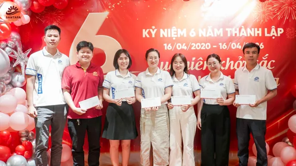 DƯỢC MỸ PHẨM SANTAFA TƯNG BỪNG TỔ CHỨC KỶ NIỆM 6 NĂM THÀNH LẬP DƯỢC MỸ PHẨM SANTAFA TƯNG BỪNG TỔ CHỨC KỶ NIỆM 6 NĂM THÀNH LẬP