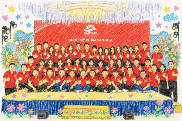 MỘT CHÚT TRẺ THƠ, MỘT CHÚT MƠ MỘNG, MỘT CHÚT SANTAFA RỰC RỠ