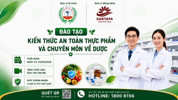 ĐÀO TẠO KIẾN THỨC AN TOÀN THỰC PHẨM VÀ CHUYÊN MÔN VỀ DƯỢC