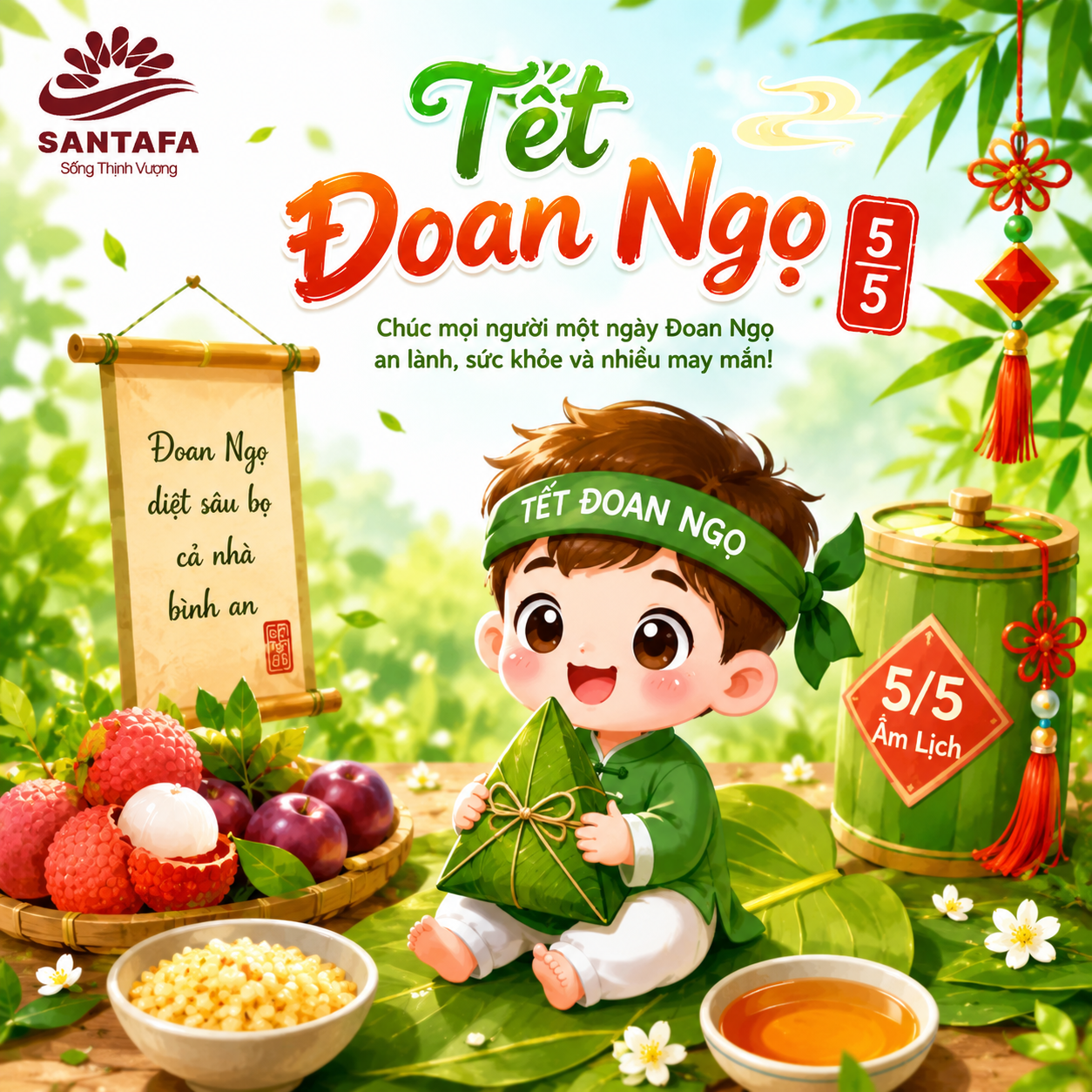 TẾT ĐOAN NGỌ: DIỆT SÂU BỌ - ĐÓN ĐIỀU LÀNH TẾT ĐOAN NGỌ: DIỆT SÂU BỌ - ĐÓN ĐIỀU LÀNH