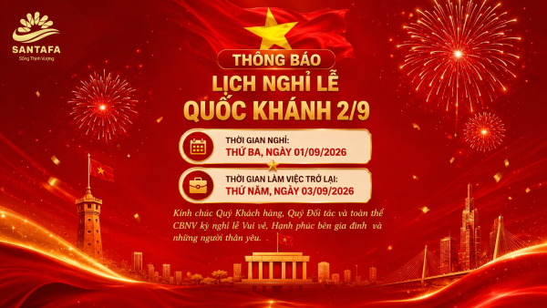 [THÔNG BÁO]: LỊCH NGHỈ LỄ QUỐC KHÁNH 2/9