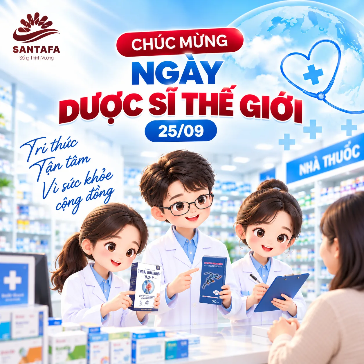 CHÚC MỪNG NGÀY DƯỢC SĨ THẾ GIỚI 25/09