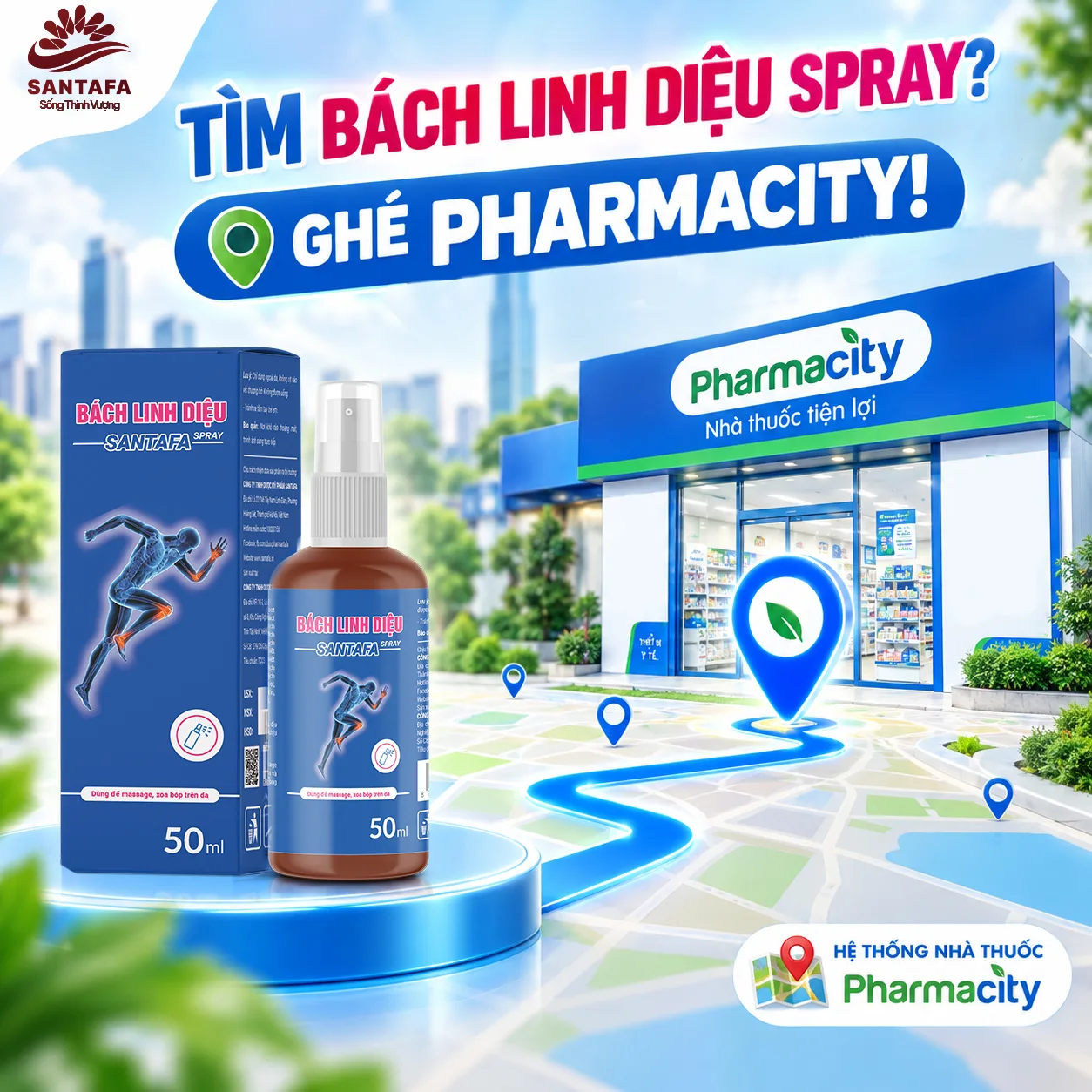 BÁCH LINH DIỆU SPRAY CHÍNH THỨC CÓ MẶT TẠI HỆ THỐNG NHÀ THUỐC PHARMACITY BÁCH LINH DIỆU SPRAY CHÍNH THỨC CÓ MẶT TẠI HỆ THỐNG NHÀ THUỐC PHARMACITY