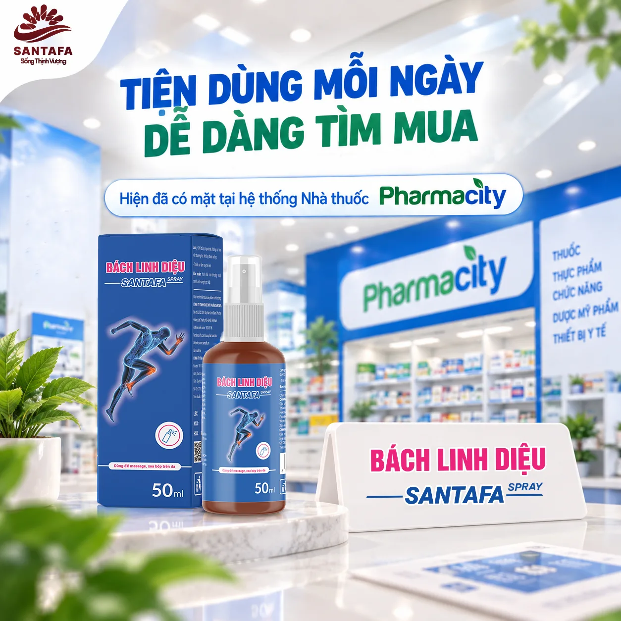 BÁCH LINH DIỆU SPRAY CHÍNH THỨC CÓ MẶT TẠI HỆ THỐNG NHÀ THUỐC PHARMACITY BÁCH LINH DIỆU SPRAY CHÍNH THỨC CÓ MẶT TẠI HỆ THỐNG NHÀ THUỐC PHARMACITY
