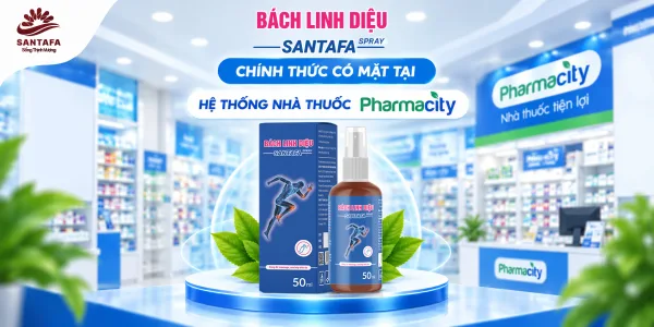 BÁCH LINH DIỆU SPRAY CHÍNH THỨC CÓ MẶT TẠI HỆ THỐNG NHÀ THUỐC PHARMACITY