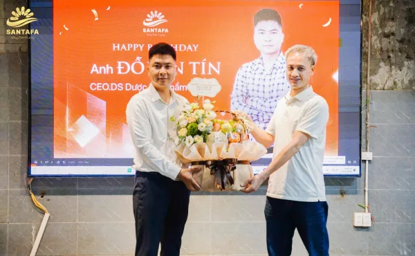 SANTAFA RỘN RÀNG CHÚC MỪNG SINH NHẬT CEO.DS ĐỖ VĂN TÍN & CBNV QUÝ IV