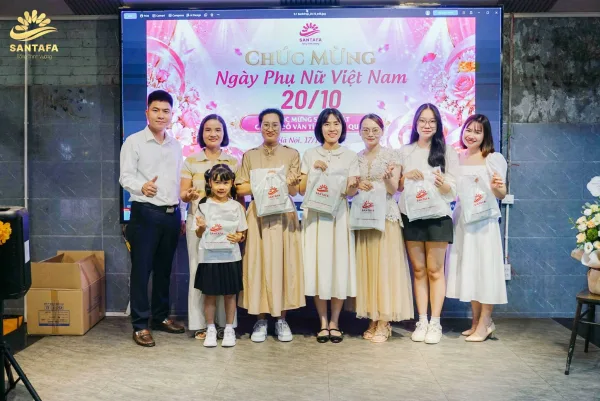 SANTAFA TƯNG BỪNG CHÀO MỪNG NGÀY PHỤ NỮ VIỆT NAM 20/10