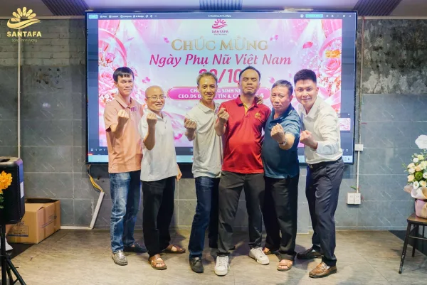 SANTAFA TƯNG BỪNG CHÀO MỪNG NGÀY PHỤ NỮ VIỆT NAM 20/10