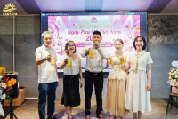 SANTAFA TƯNG BỪNG CHÀO MỪNG NGÀY PHỤ NỮ VIỆT NAM 20/10