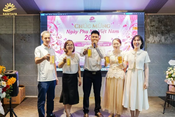 SANTAFA TƯNG BỪNG CHÀO MỪNG NGÀY PHỤ NỮ VIỆT NAM 20/10
